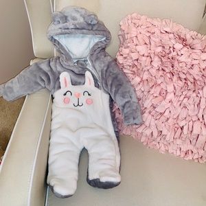 Soft snow suit for baby